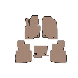 Gummimattor Carsuit (2 rader, 7-sits, beige) foto 1