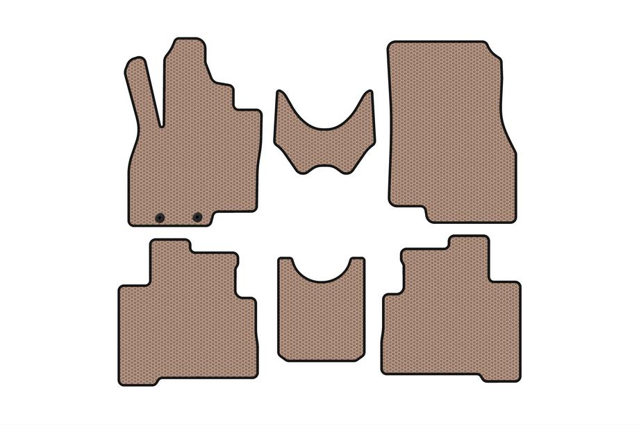 Mitsubishi Grandis 2003–2011 Gummimattor Carsuit (2 rader, beige) Image
