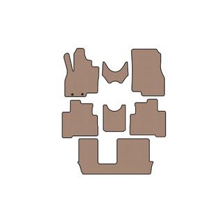 Carsuit gummimattor till kupén (3 rader, beige) Mitsubishi Grandis 2003–2011 foto 1