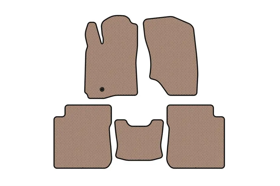 Mitsubishi Outlander 2001–2006 Gummimattor Carsuit (Beige) Image