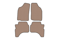 Mitsubishi L200 1996–2006 Gummimattor Carsuit (Beige) foto 1