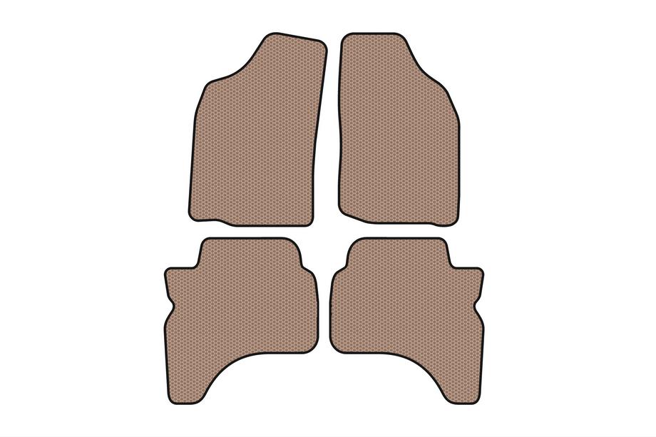 Mitsubishi L200 1996–2006 Gummimattor Carsuit (Beige) Image