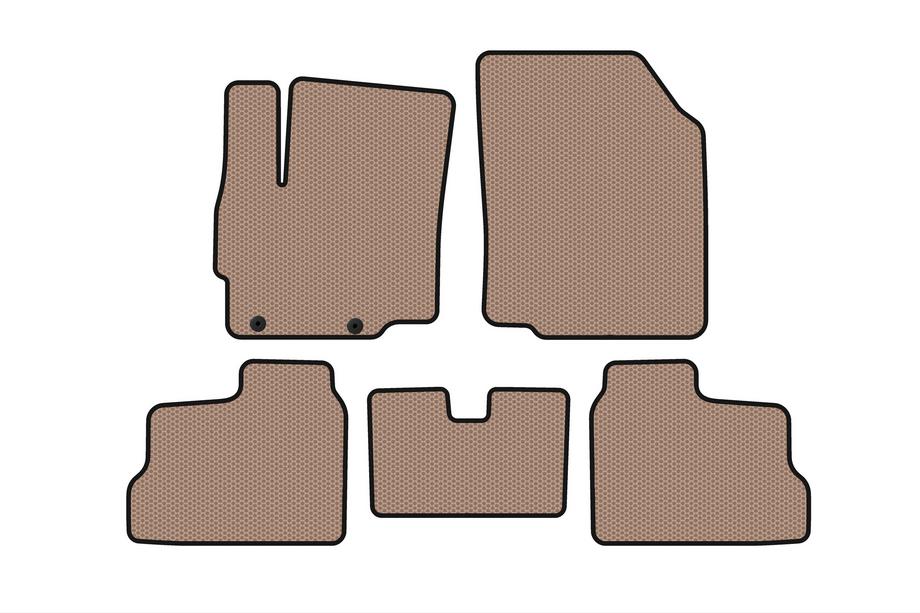 Mitsubishi Space Star/Mirage 2012– Gummimattor Carsuit (för Mirage, HB, beige) Image