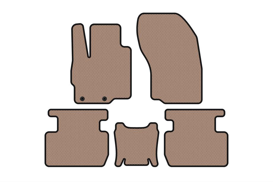 Mitsubishi Outlander 2021– Gummimattor Carsuit (Beige) Image