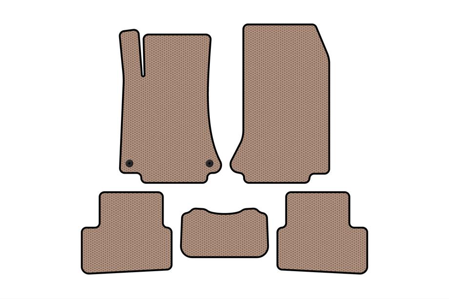 Mercedes A-class W176 2012–2018 Gummimattor Carsuit (Beige) Image