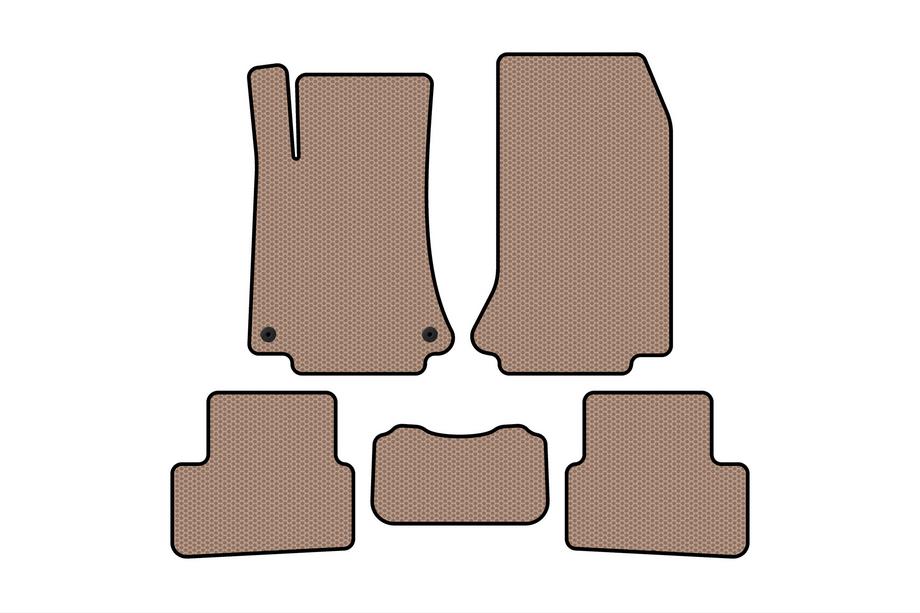 Smart 1998–2007 Gummimattor Carsuit (2003-2007, Coupé, beige) Image
