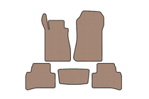 Mercedes CLK W208 1997–2002 Gummimattor Carsuit (Coupé, beige) foto 1