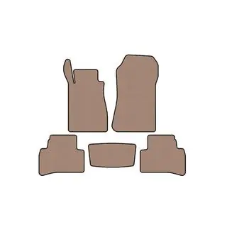 Gummimattor Carsuit (Coupé, beige) foto 1
