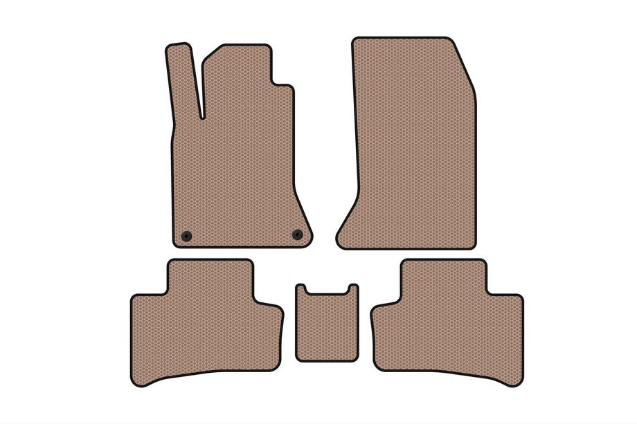 Mercedes B-class W246 2011–2018 Gummimattor Carsuit (2011-2015, Electro, beige) Foto 1