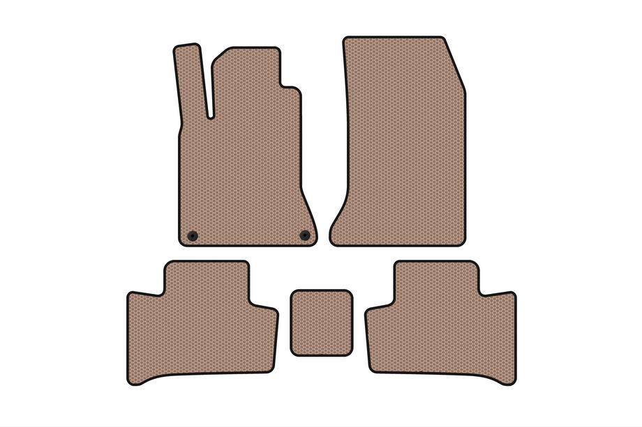 Mercedes B-class W246 2011–2018 Gummimattor Carsuit (2015-2018, Beige) Image