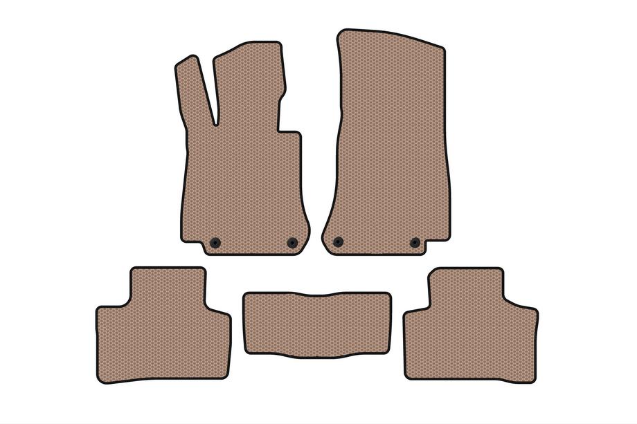 Mercedes EQC 2019–2023 Gummimattor Carsuit (Beige) Image