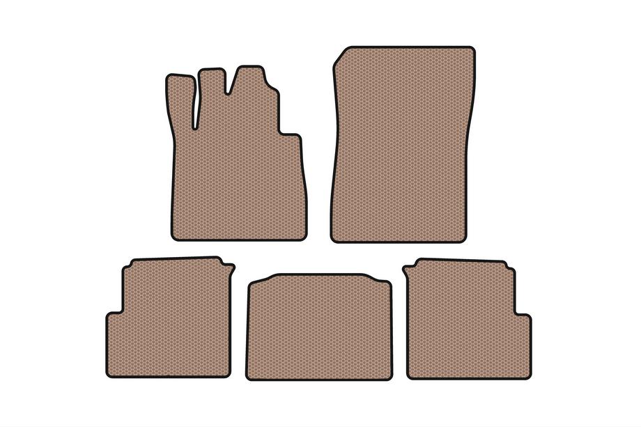 Mercedes G class W463 1990–2018 Gummimattor Carsuit (2012-2015, 5-dörrars, beige) Image