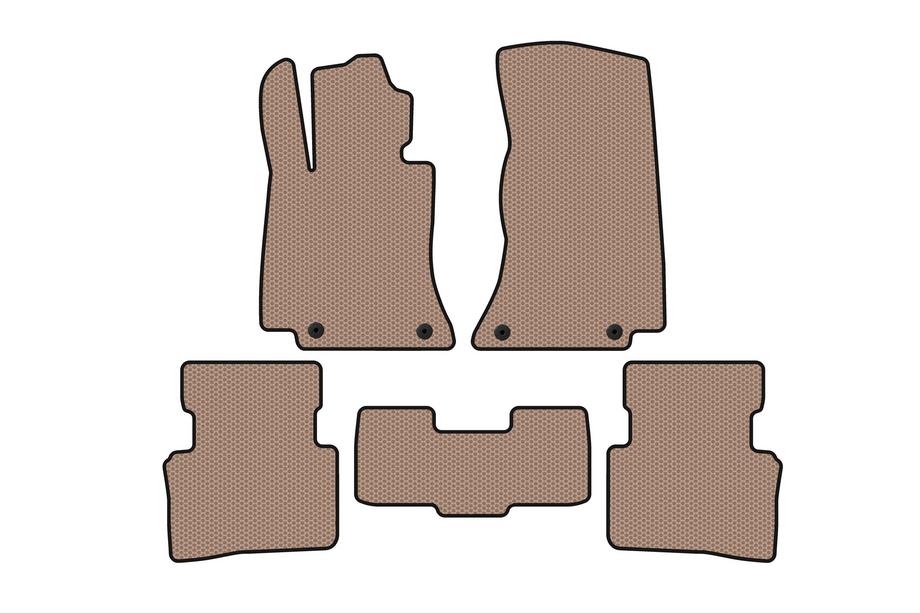 Mercedes C-klass W206 2022– Gummimattor Carsuit (SD, beige) Image