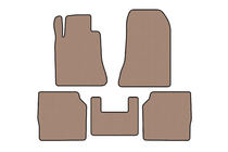 Mercedes S-class W140 1991–1998 Gummimattor Carsuit (SD, lång hjulbas, beige) foto 1