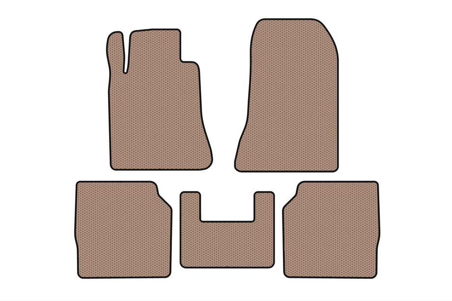 Mercedes S-class W140 1991–1998 Gummimattor Carsuit (SD, lång hjulbas, beige) Image