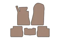 Mercedes W201 (190) 1982–1993 Gummimattor Carsuit (SD, beige) foto 1