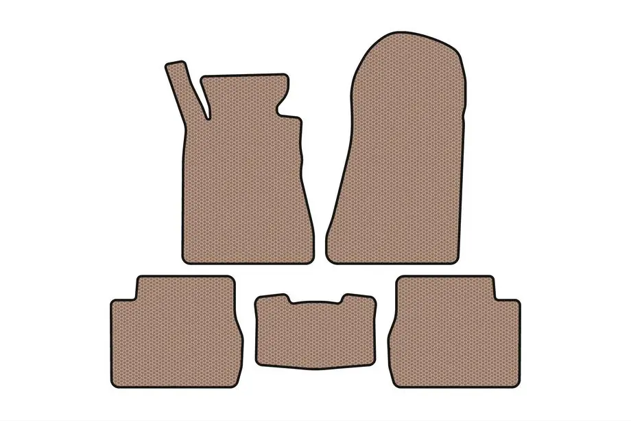 Mercedes W201 (190) 1982–1993 Gummimattor Carsuit (SD, beige) Image
