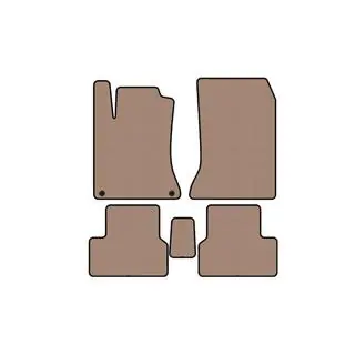 Gummimattor för kupén Carsuit (2011-2014, Beige) foto 1