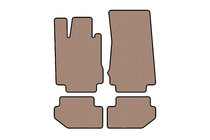Mercedes CL-klass C215 1999–2006 Gummimattor Carsuit (Beige) foto 1