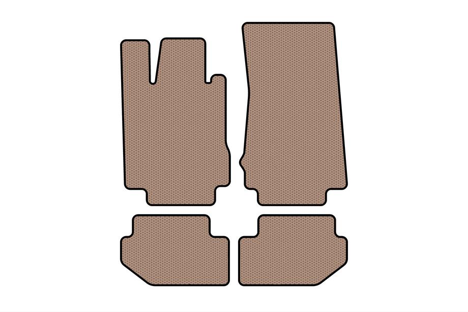 Mercedes CL-klass C215 1999–2006 Gummimattor Carsuit (Beige) Image
