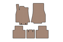 Mercedes B-class W245 2005–2011 Gummimattor Carsuit (Beige) foto 1