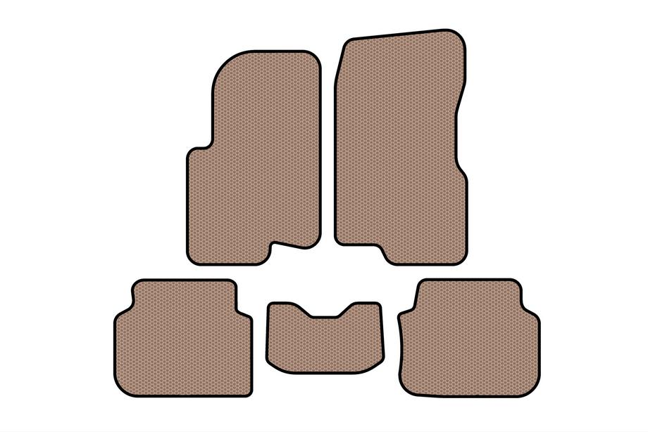 Smart 1998–2007 Gummimattor Carsuit (2003-2007, Forfour, Beige) Image