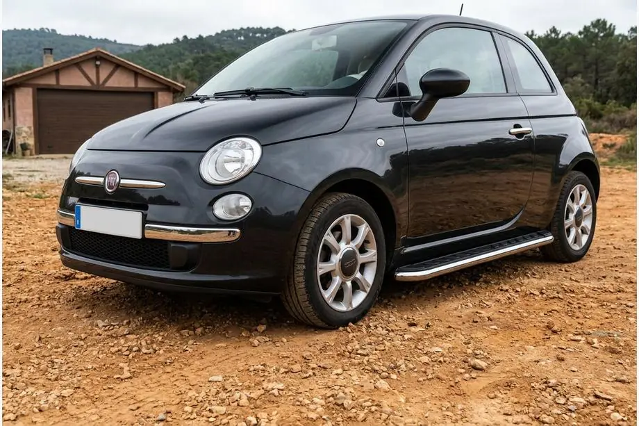Fiat 500/500L 2013–2022 Sidosteg Maydos V1 (2 st, aluminium ↗ rostfritt stål) Image