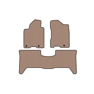 Carsuit gummimattor till kupén (2 rader, 2003-2008, Beige) Nissan Armada 2003–2015 foto 1