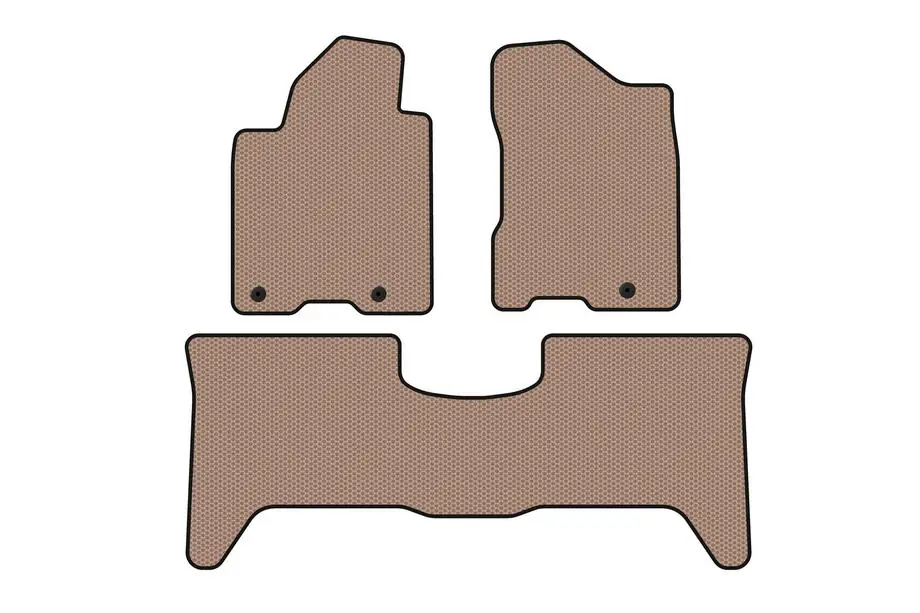 Nissan Armada 2003–2015 Carsuit gummimattor till kupén (2 rader, 2003-2008, Beige) Foto 1