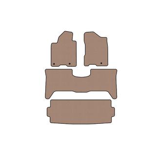Carsuit gummimattor för kupé (3 rader, 2003-2008, beige) Nissan Armada 2003–2015 foto 1