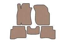 Nissan Almera N16 2000–2006 Gummimattor Carsuit (SD, beige) foto 1