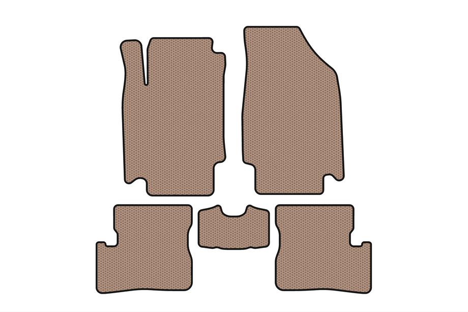 Nissan Micra K12 2003–2010 Gummimattor Carsuit (HB, beige) Image