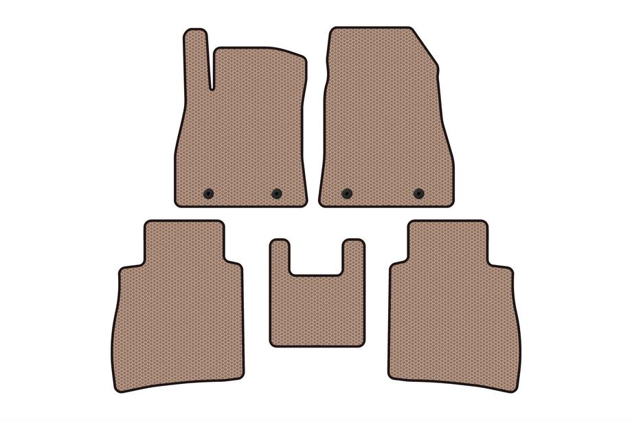 Nissan Sentra 2012–2019 Gummimattor Carsuit (SD, beige) Image