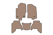 Nissan Pathfinder R51 2005–2014 Gummimattor Carsuit V2 (2 rader, Beige, 2010-2014) foto 1