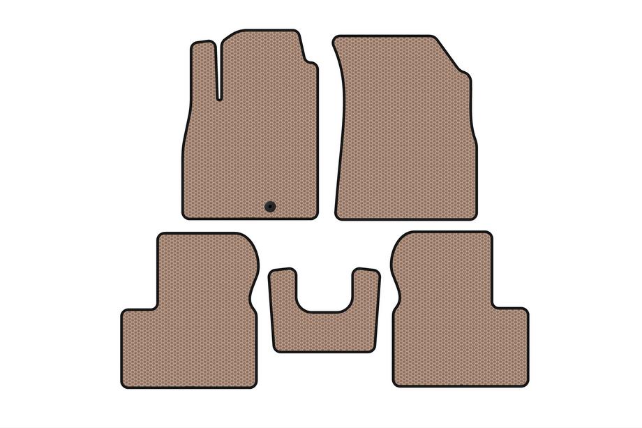 Nissan Micra K13 2011–2016 Gummimattor Carsuit (Beige) Image