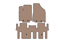 Nissan Pathfinder R52 2012–2021 Gummimattor Carsuit (2 rader, beige) foto 1