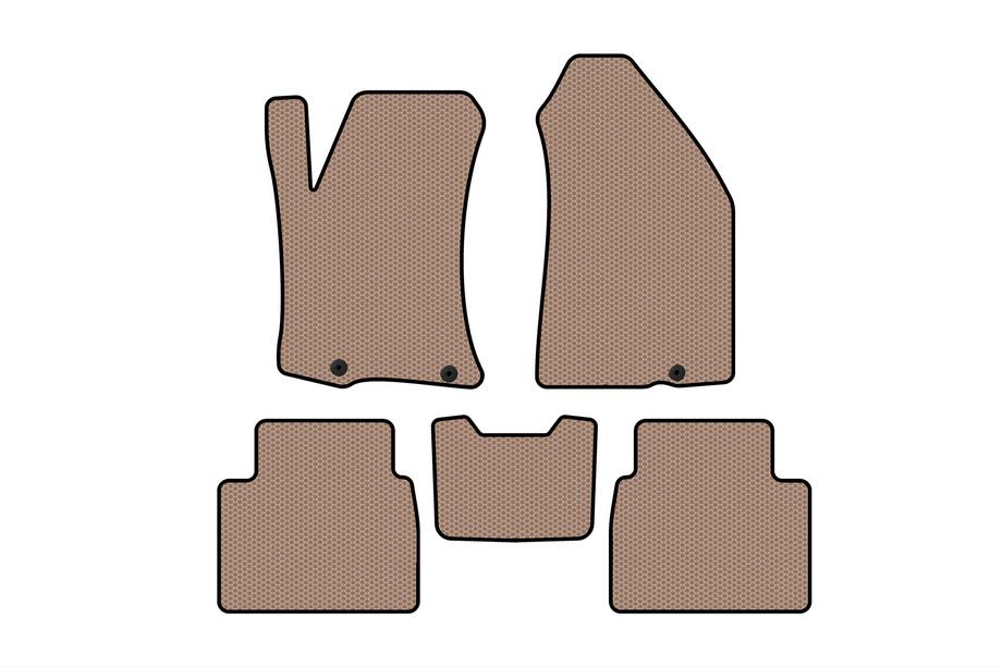 Nissan Altima 2012–2018 Gummimattor Carsuit (SD, beige) Image