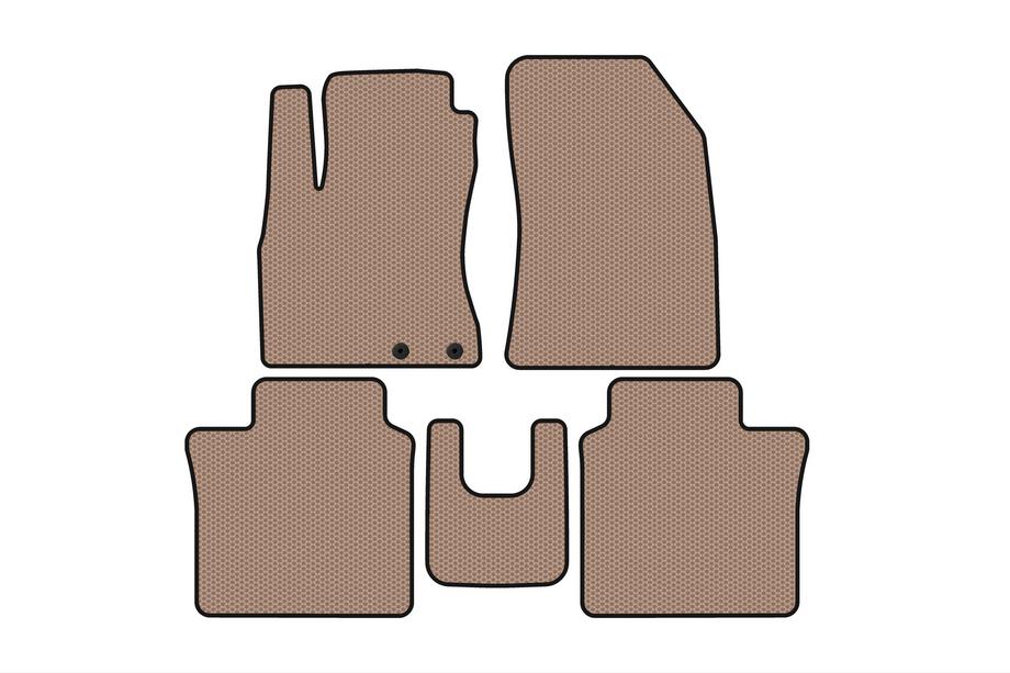 Nissan Note 2012–2020 Gummimattor Carsuit (HB, beige) Image