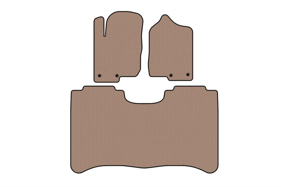 Nissan Titan 2004–2011 Gummimattor Carsuit (Beige) Image