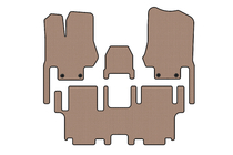 Nissan Quest 2011–2017 Gummimattor Carsuit (2 rader, 7-sits, beige) foto 1