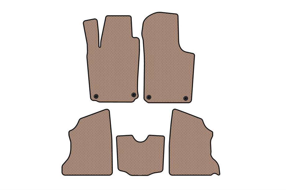 Opel Combo 2002–2012 Gummimattor Carsuit (Beige) Image