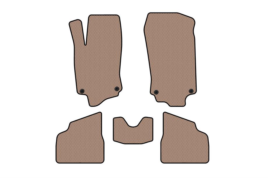 Opel Corsa C 2000–2006 Gummimattor Carsuit (Beige) Image