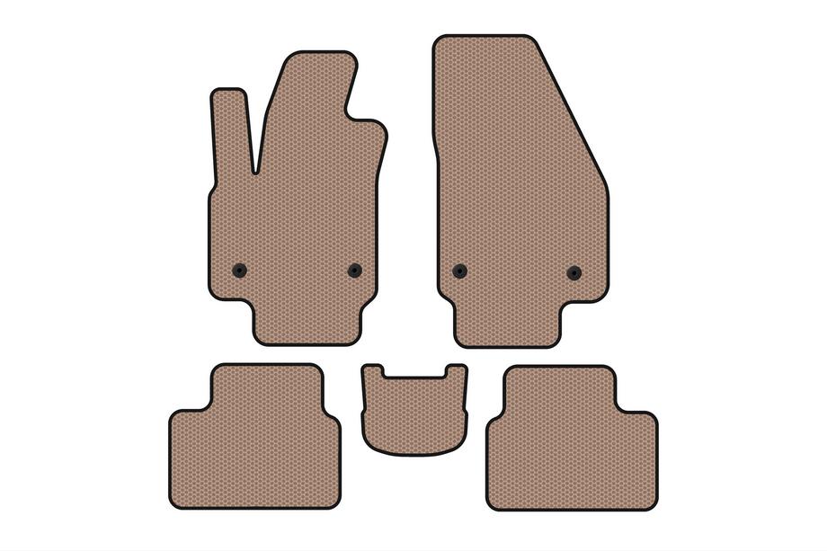 Opel Meriva 2010–2017 Gummimattor Carsuit (Beige) Image