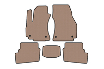 Opel Zafira A 1998–2005 Gummimattor för kupén Carsuit (2 rader, 2003-2005, 7-sitsig, beige) foto 1