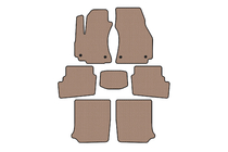 Opel Zafira A 1998–2005 Carsuit gummimattor till kupén (3 rader, 2003-2005, 7-sits, beige) foto 1