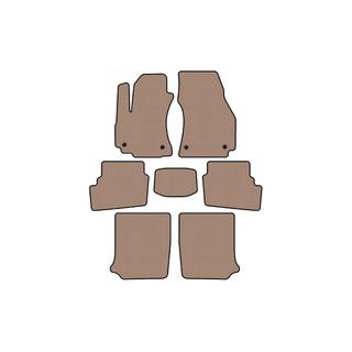 Carsuit gummimattor till kupén (3 rader, 2003-2005, 7-sits, beige) Opel Zafira A 1998–2005 foto 1