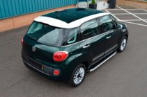 Fiat 500/500L 2013–2022 Sidosteg Fullmond (2 st, aluminium) foto 5