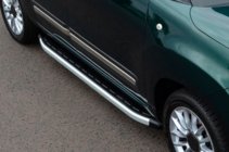 Fiat 500/500L 2013–2022 Sidosteg Fullmond (2 st, aluminium) foto 2
