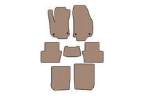 Opel Zafira B 2005–2011 Carsuit gummimattor till kupén (3 rader, beige) foto 1