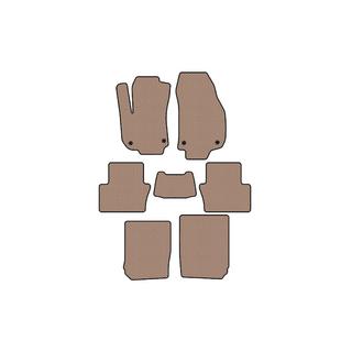 Carsuit gummimattor till kupén (3 rader, beige) Opel Zafira B 2005–2011 foto 1